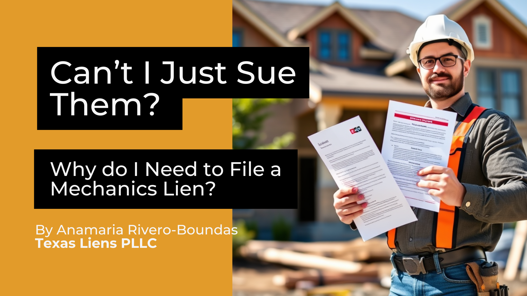 Can’t I Just Sue Them? Why do I Need to File a Mechanics&nbsp;Lien?